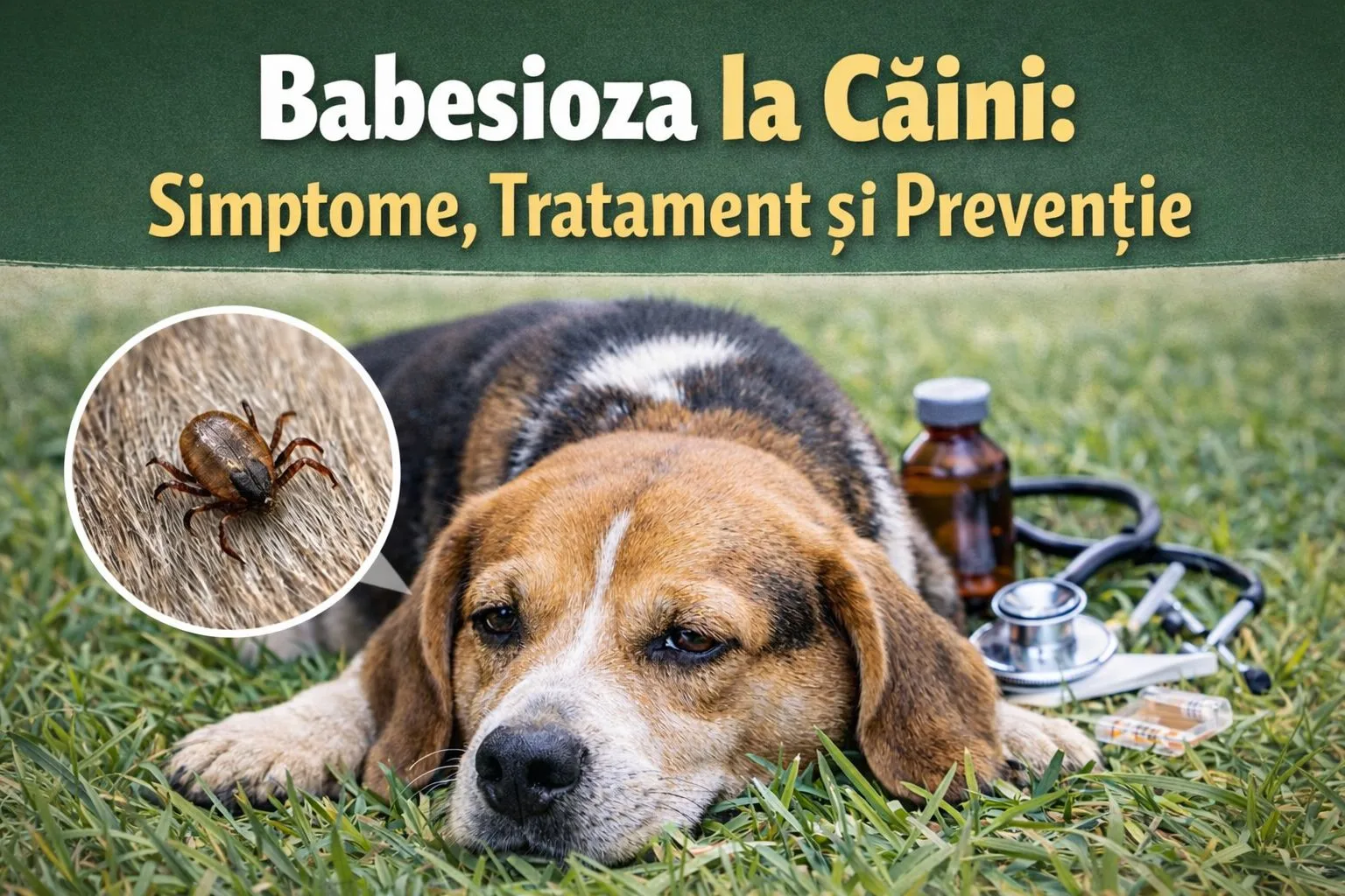 Babesioza la câini: simptome, tratament și prevenție – tot ce trebuie să știe proprietarii