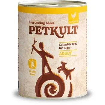 Hrana umeda pentru caini- Petkult Adult cu pui 800g