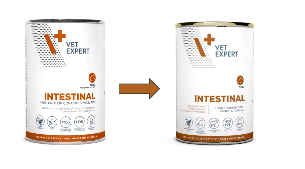 Vetexpert Dieta hrana umeda Intestinal dog, 400 g