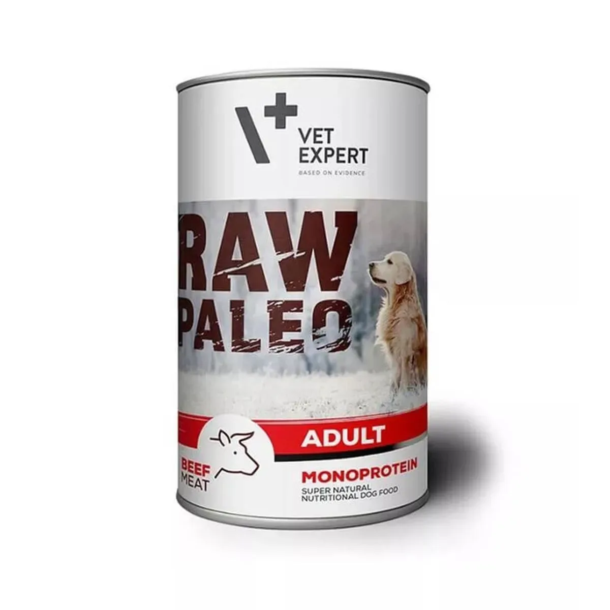 Hrana umeda, RAW PALEO, adult, carne de Vita, 400 g