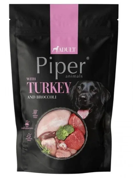 Piper Adult Dog- carne de curcan si broccoli 500g
