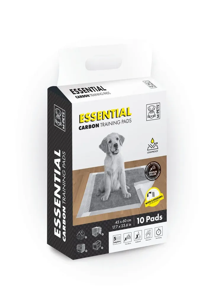 Covorase absorbante Essential Carbon Training 60x45 cm, 10 buc / pachet