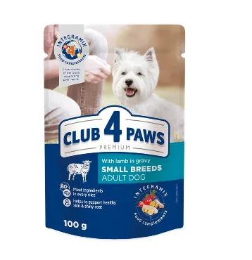 Club 4 Paws Adult Mini Hrana umeda premium Miel 100g