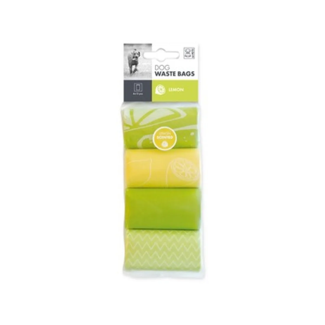 Pungi igienice pentru caini M-PETS, lamaie, 4 x 15 buc