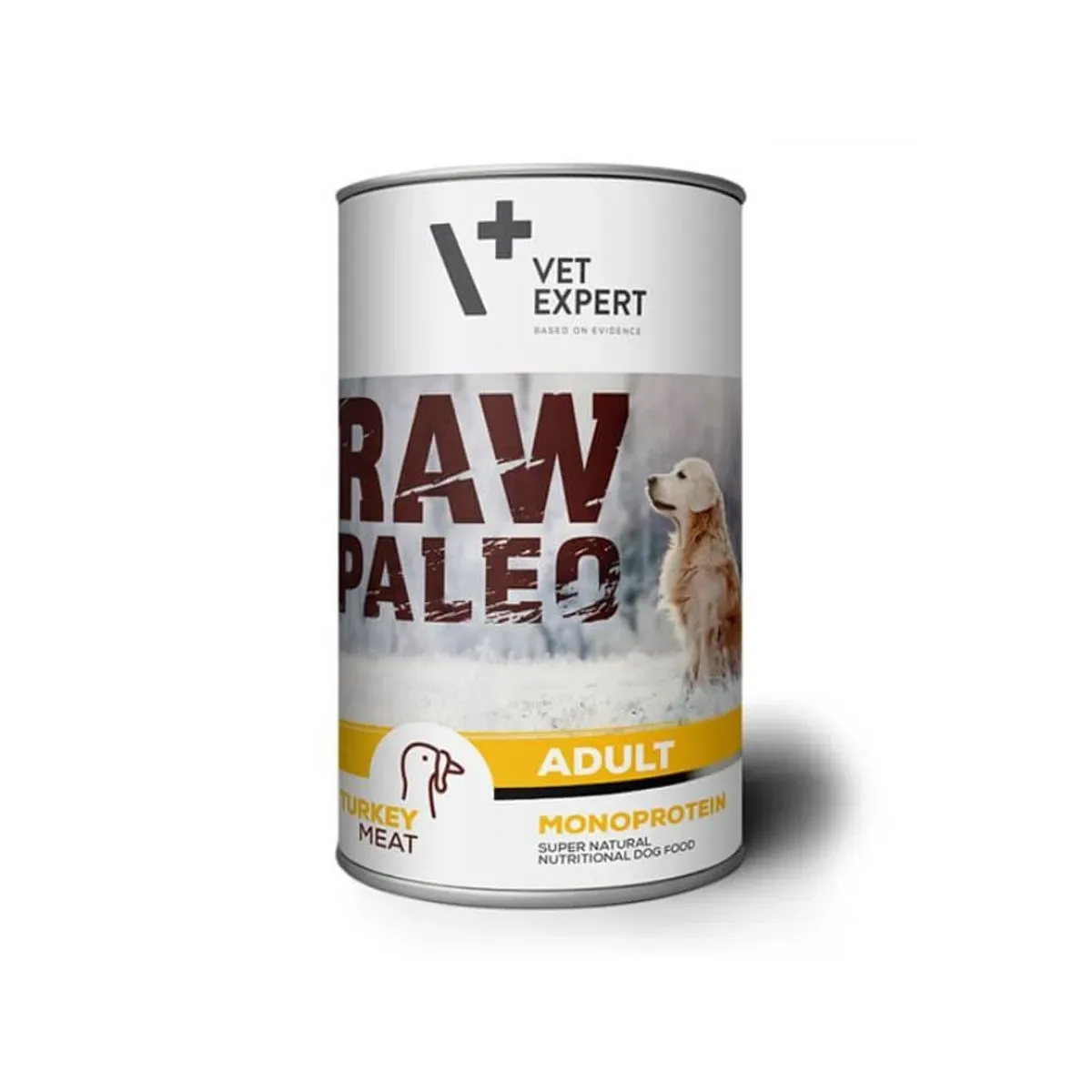 Hrana umeda, RAW PALEO, adult, carne de Curcan, 400 g