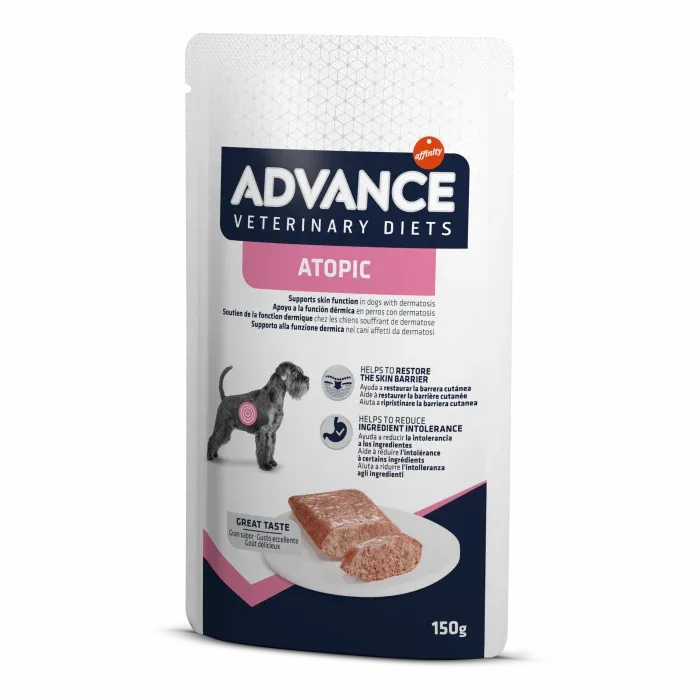 Hrana umeda caini Advance Atopic - plic 150 g