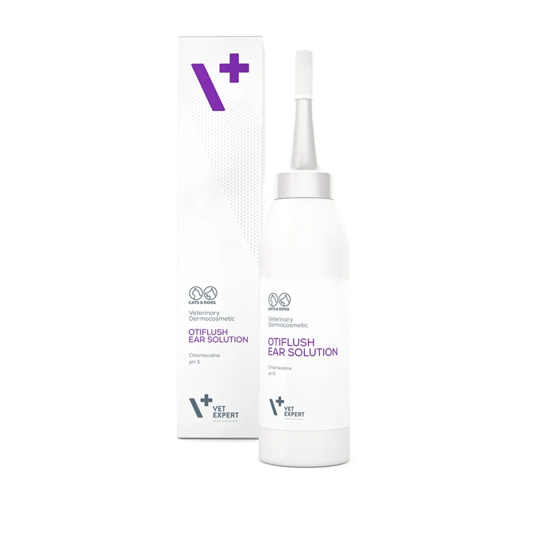 Lotiune auriculara pentru caini si pisici Otiflush, 125 ml, VetExpert