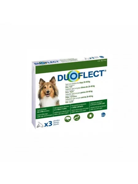 DUOFLECT, solutie antiparazitara spot-on pentru caini 20-40 kg - 3 pipete