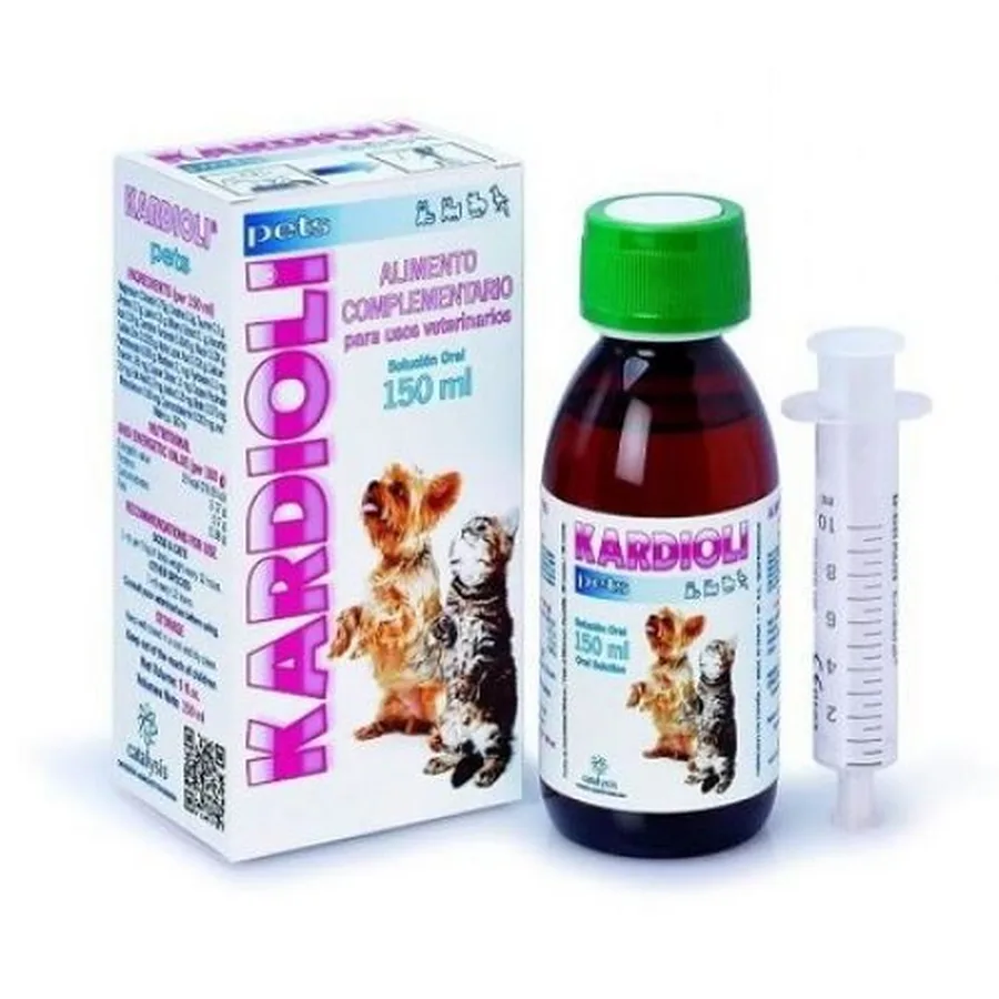 Supliment impotriva afectiunilor cardiace la caini si pisici- Kardioli 150ml