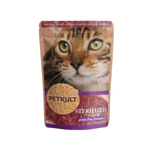 Petkult sterilized pisici- hrana umeda miel 100g