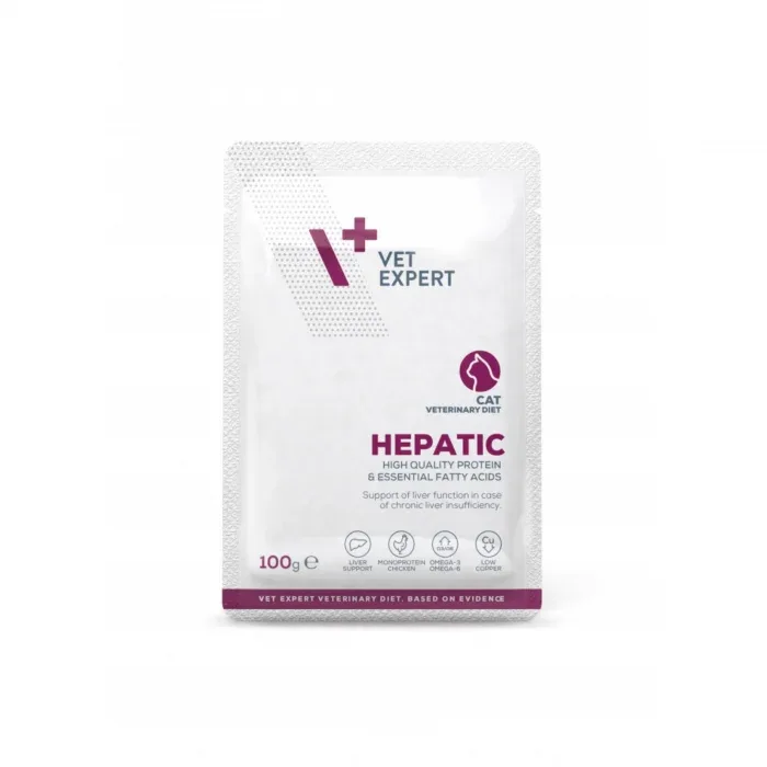 Dieta Umeda Vetexpert Hepatic Cat, Plic 100 g
