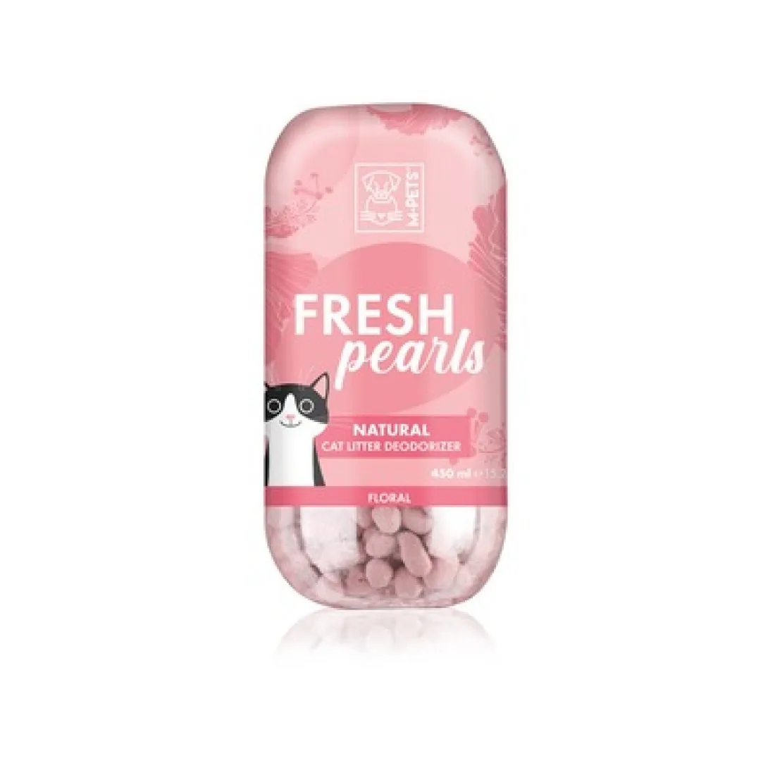 Perle odorizante pentru litiera M-PETS, Floral, 450 ml