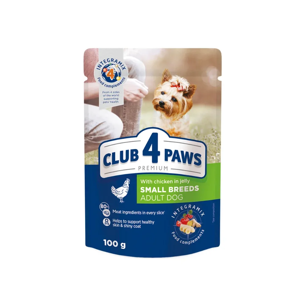 Club 4Paws Adult Hrana Premium caini cu pui x100g